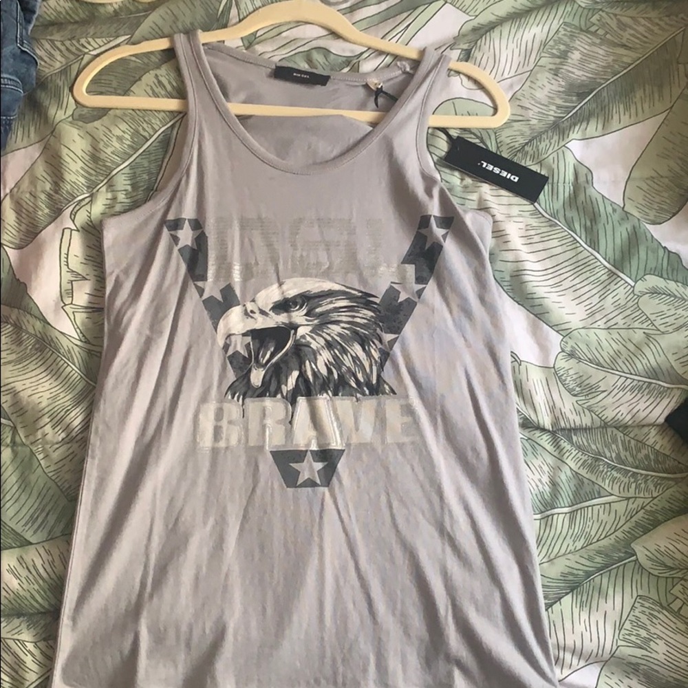 Diésel tank top